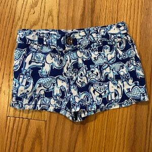 Blue Patterned kids Shorts - Casual Summer Style